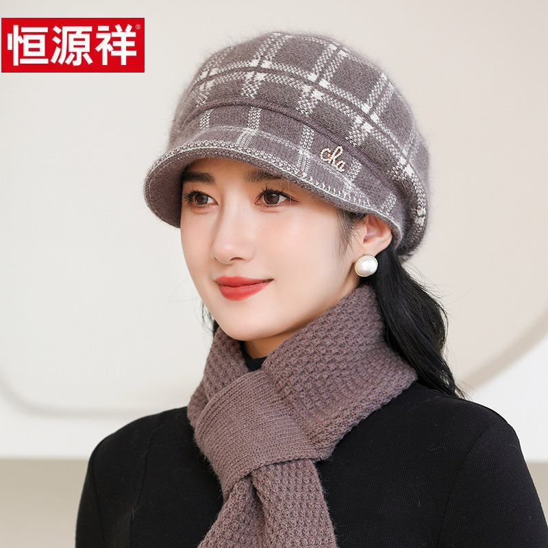 中老年人帽子女妈冬季加厚