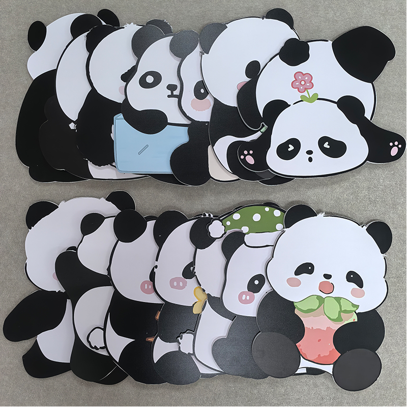 熊猫装饰立体PVC板材环创装饰