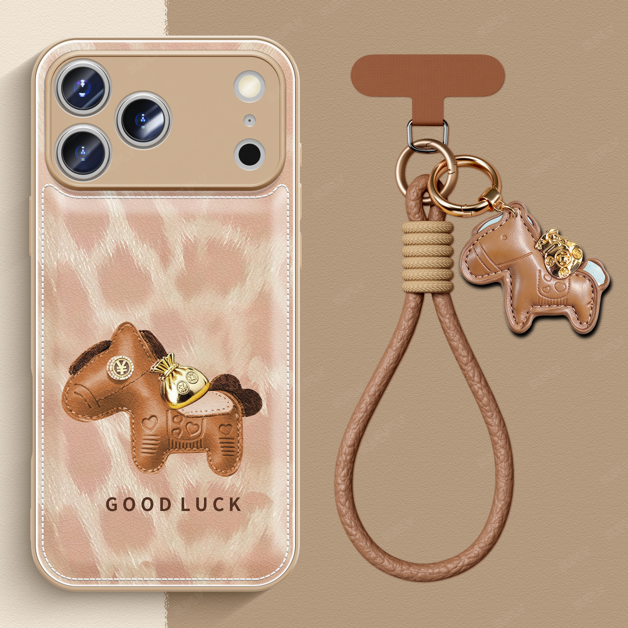 【秋冬轻奢小马】小羊皮手机壳