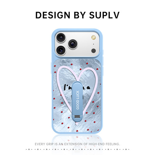 适用于苹果17promax新款手机壳带支架iPhone17高级感16pro超级好看13软边女15可爱小众14外壳12防摔保护套Az