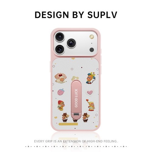 适用于苹果17promax新款手机壳带支架iPhone17高级感16pro超级好看13软边女15可爱小众14外壳12防摔保护套Az