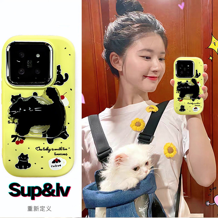 【夏日爆款手感一流】蛋糕小黑猫