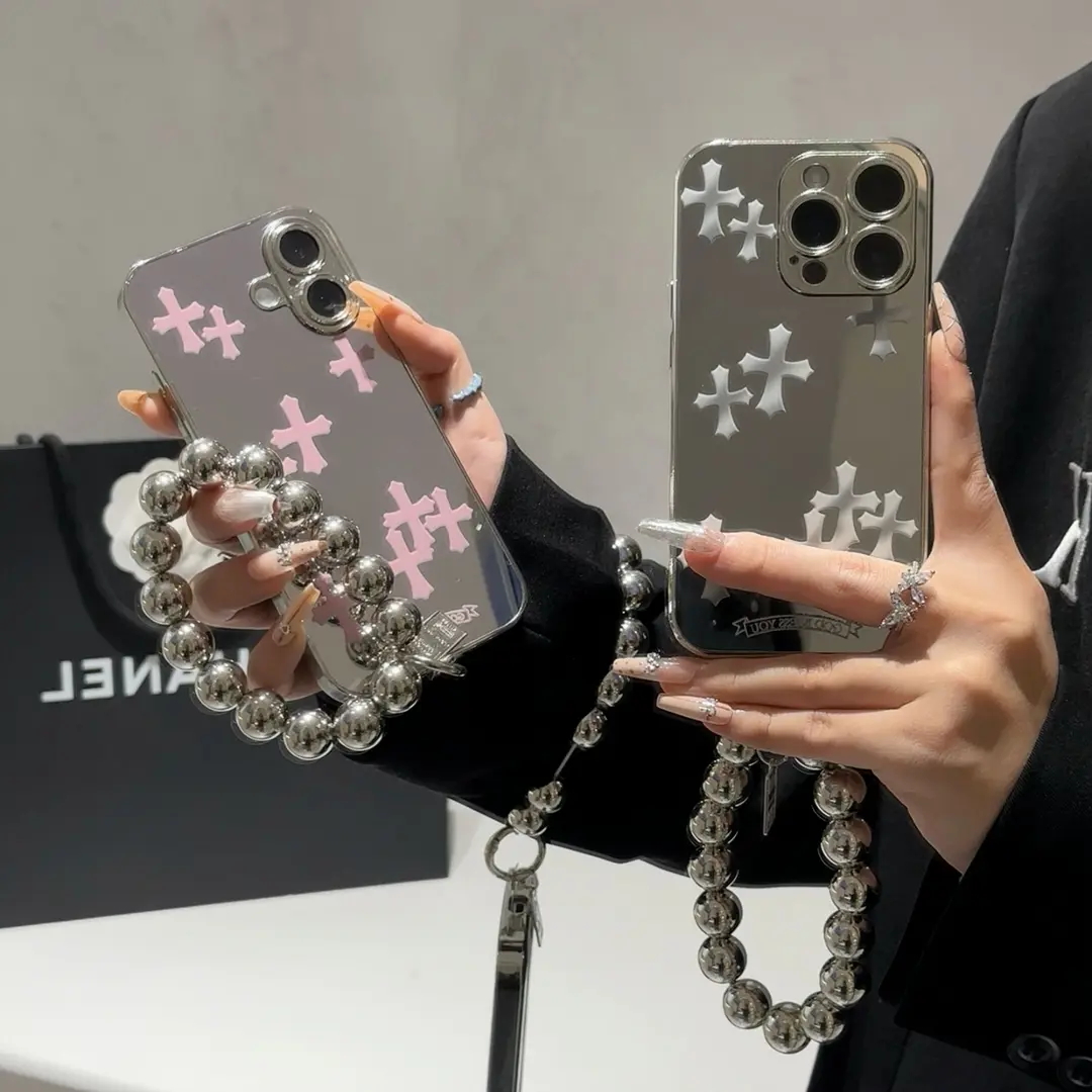 【罗心十字苹果16pro手机壳】