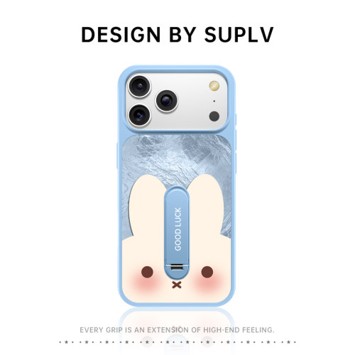 适用于苹果17promax新款手机壳带支架iPhone17高级感16pro超级好看13软边女15可爱小众14外壳12防摔保护套Az