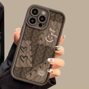 适用苹果17promax秋冬手机壳iphone16小羊皮15女新款 14plus高级感小众13液态硅胶12镜头全包软壳防摔保护套央