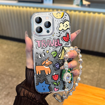 适用苹果16promax手机壳新款2025网红爆款iPhone16高级感15plus好看14小众13带挂绳超火可爱超薄防摔保护套AC