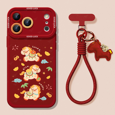 【秋冬小羊皮】新年款苹果手机壳