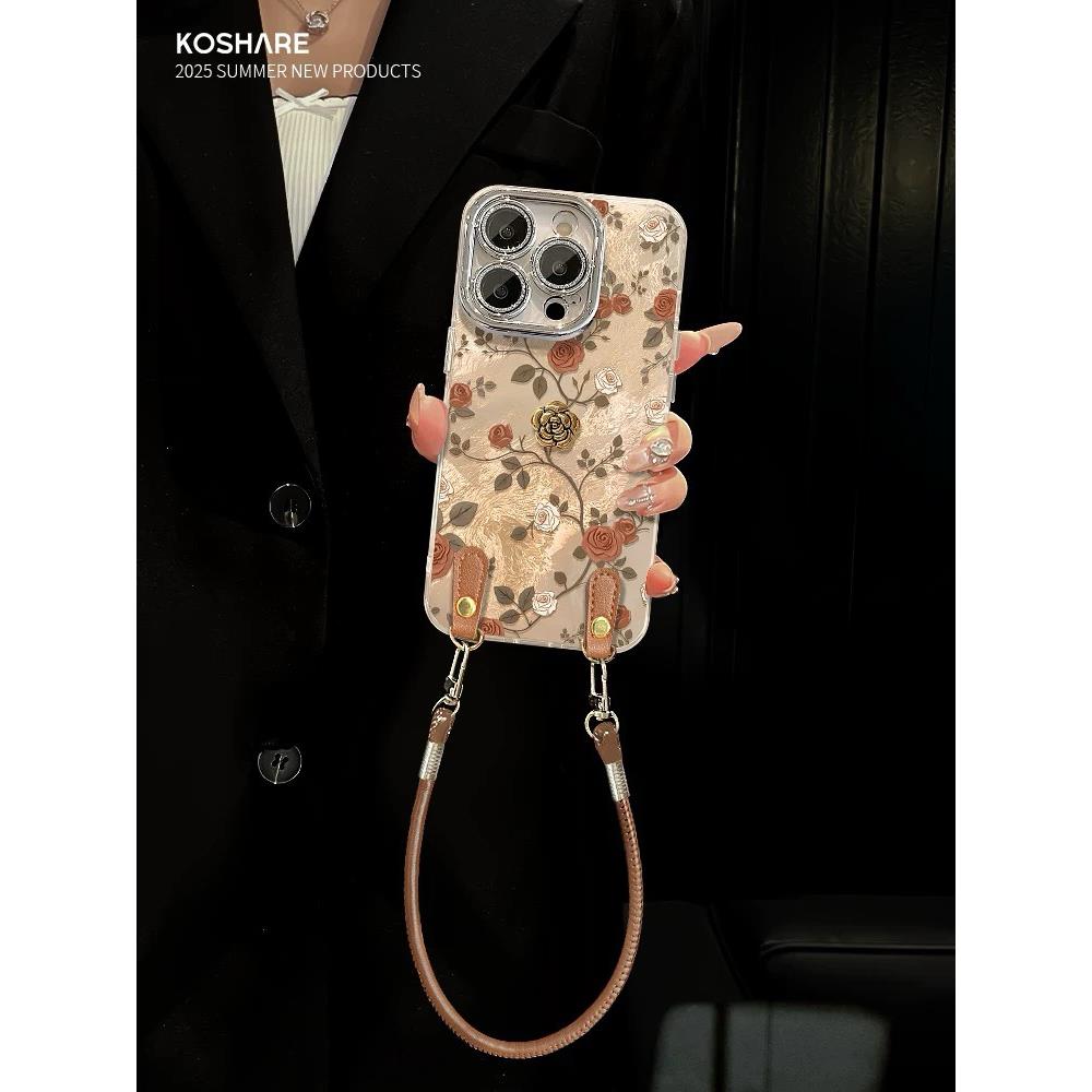 适用苹果17promax新款手机壳iPhone17高级感小众女16pro秋冬轻奢15plus独特好看14皮质13全包12外壳保护套零