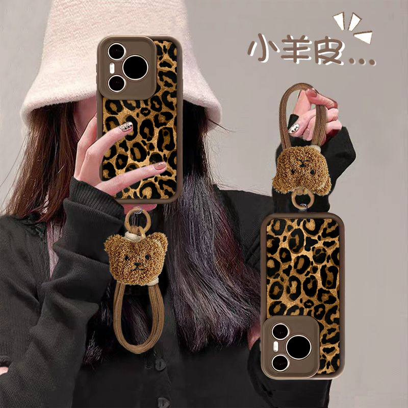 【赵露思同款豹纹手机壳】