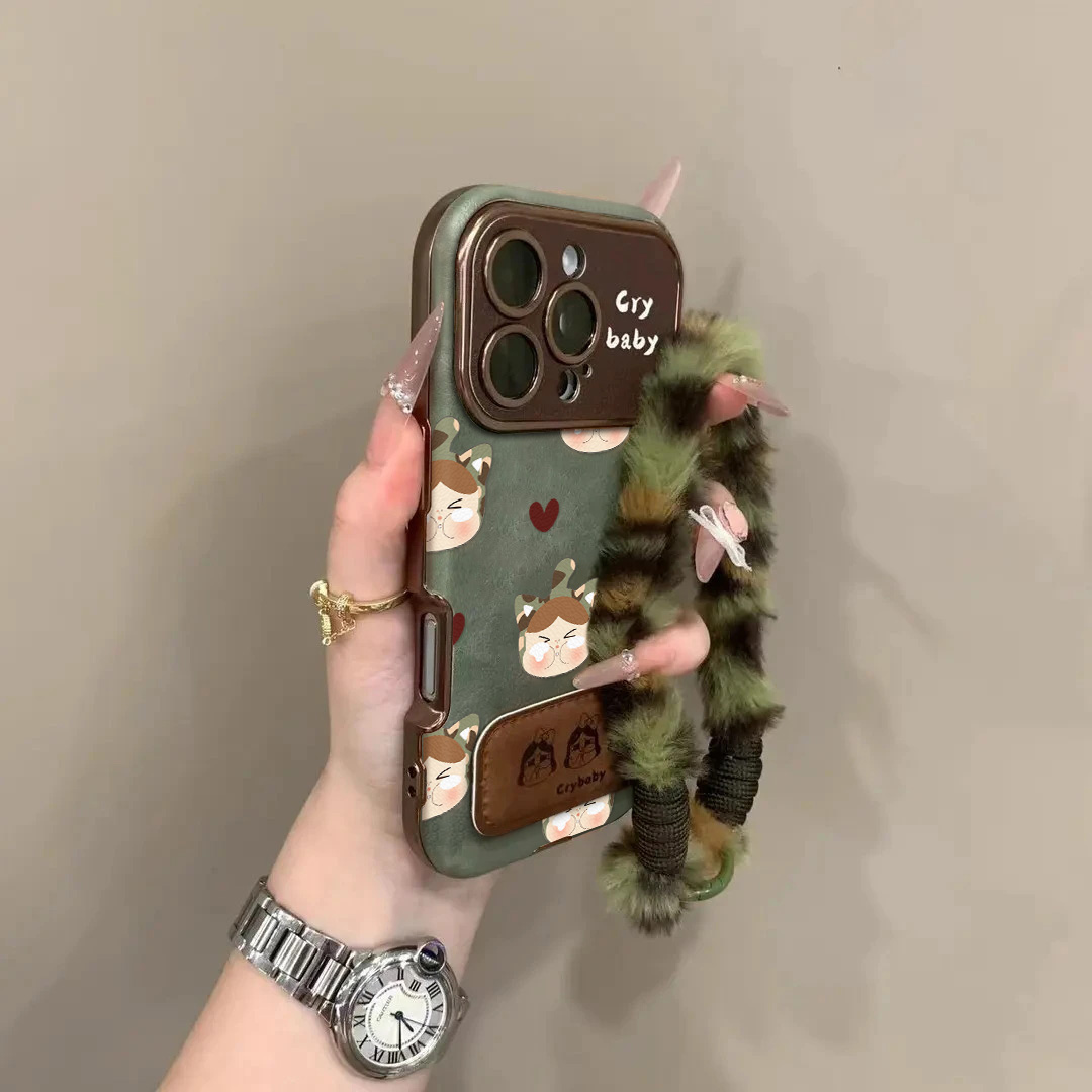 【秋冬高级皮质】支架手机壳