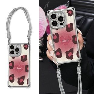苹果16promax新款 适用夏天 手机壳iphone16plus镜头全包15pm小众高级感14女可爱13手绳12软壳防摔保护套bC