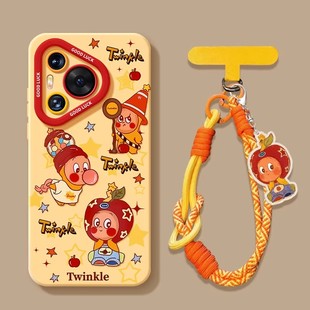 适用华为pura80pro手机壳星星人新款80Pro+可爱p60卡通40爆款30挂绳50全包女ultra硅胶外壳pura70pro保护套石