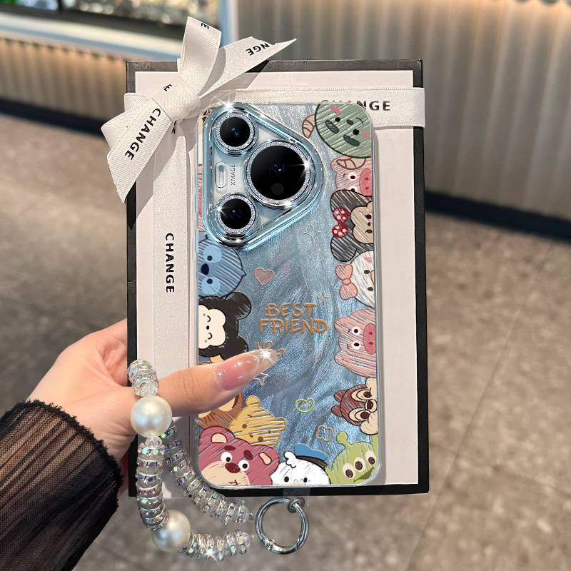 适用华为系列卡通镜头保护手机壳