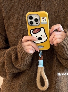 适用iPhone16promax手机壳苹果16新款15pro保护套14plus新款13带挂绳12pm女11小众高级感卡通可爱防摔软壳lv