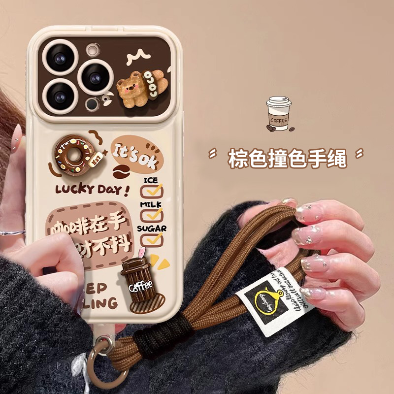 镜头全包液态硅胶苹果手机壳创意