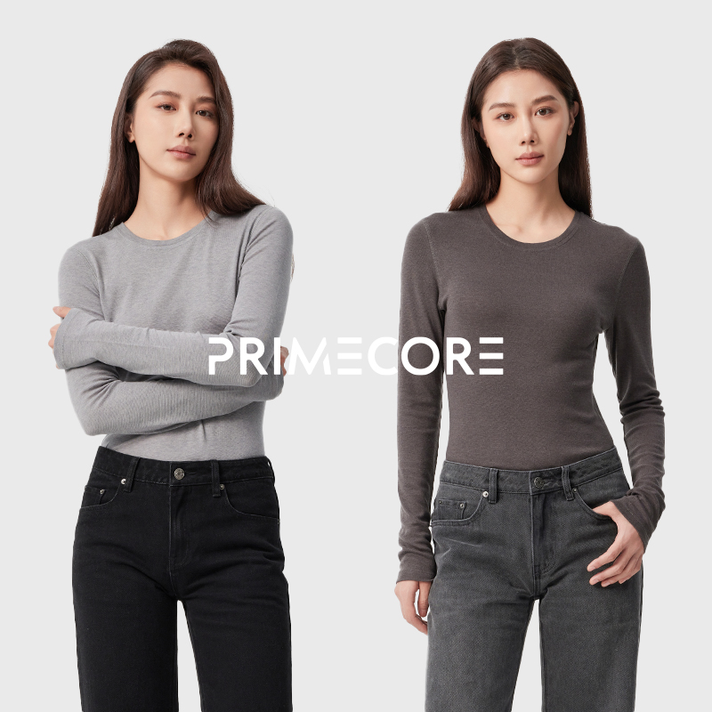 PRIMECORE女长袖上衣内搭天丝夏