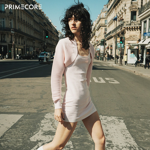 PRIMECORE运动休闲显瘦连衣裙棉