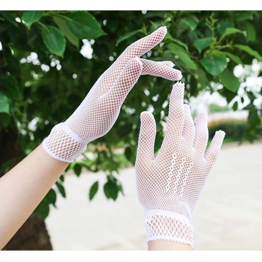 夏季款手套蕾丝高颜值手套网眼弹力礼仪优雅透气防晒全指渔网新娘,服饰配件/皮带/帽子/围巾,手套,淘宝优惠券,粉丝福利购,淘宝优惠卷