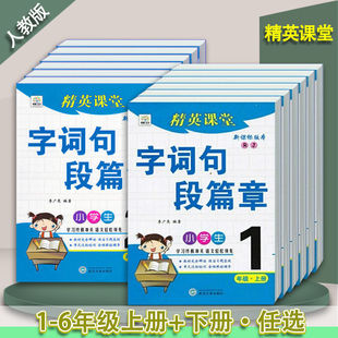 2023 字词句段篇章同步专项训练习册阅读理 字词句段篇章一年级二年级三年级四三年级五三年级六年级下册上册语文部编人教版