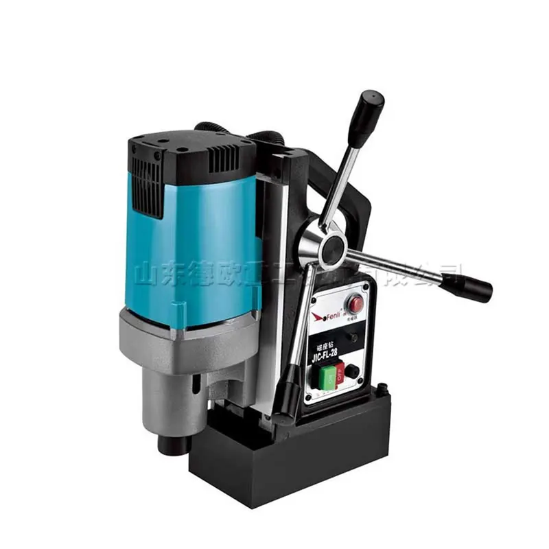 手提式建筑桥梁磁座钻电动钢铁钻攻一体机Magnetic base drill