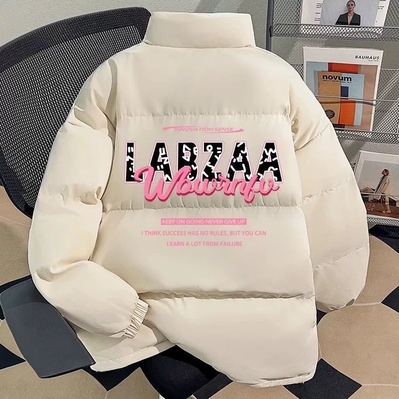 冬季加厚保暖立领外套棉服男高级感情侣显瘦百搭中性风韩版面包服