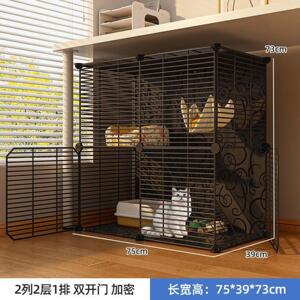 猫笼子暖冬家用带厕所多层别墅