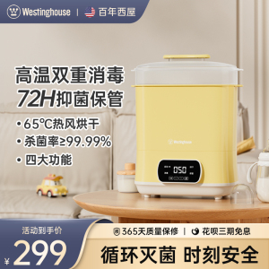 西屋奶瓶消毒器机带烘干二合一家用婴儿消毒柜宝宝专用蒸汽消毒锅