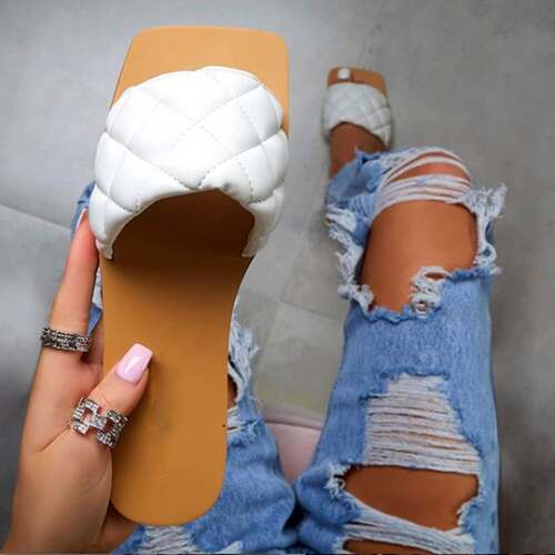 2022 summer slipper flat ladies sandals women shoes 女士拖鞋