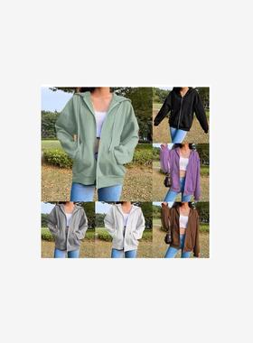 autumn women fleeces tops casual sport ladies jacket coat