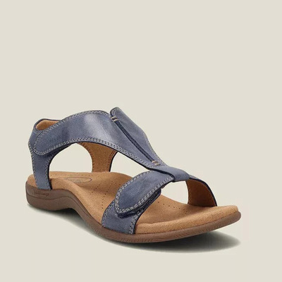 roman women flat sandals plus size 43平跟凉鞋休闲沙滩凉鞋
