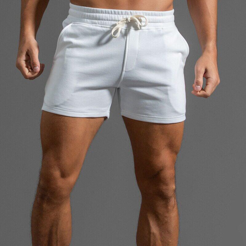 Sports shorts men's cotton plus size casual fitness shorts