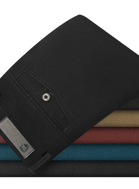 Men's Suit Pants Male Casual 100% cotton Long Trousers 男裤