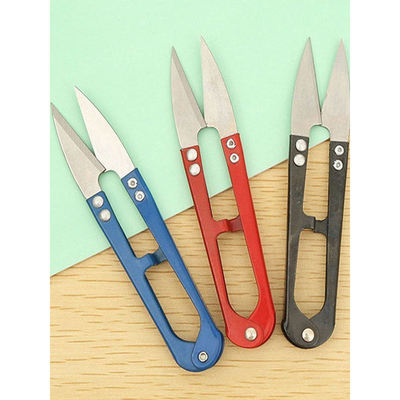 纱剪小剪刀纱线剪弹簧碳钢U型拆线裁缝家用手工十字绣剪线头专用