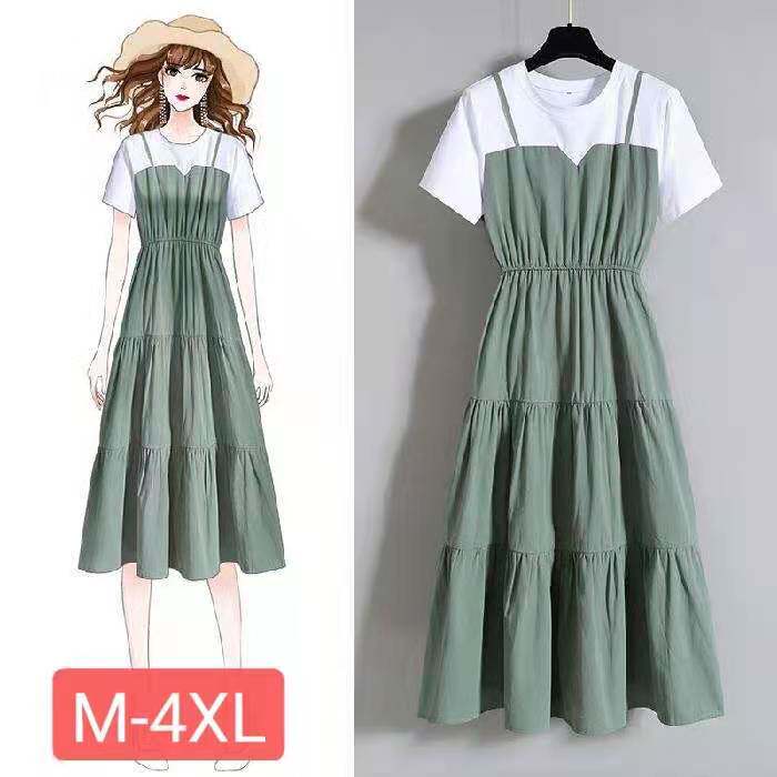 2023 summer women casual fashion dress ladies dresses4xl女士 - 实物图