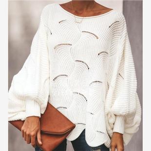 women loose ladies size knit coat batwing plus sweaters