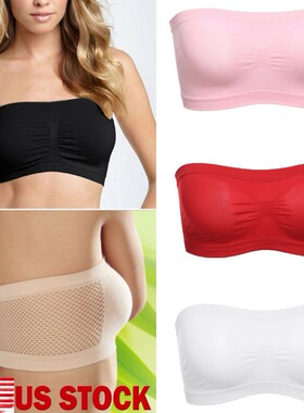 平口 Tube Top bras Women's Sexy Strapless Bra 薄款夏季女抹胸