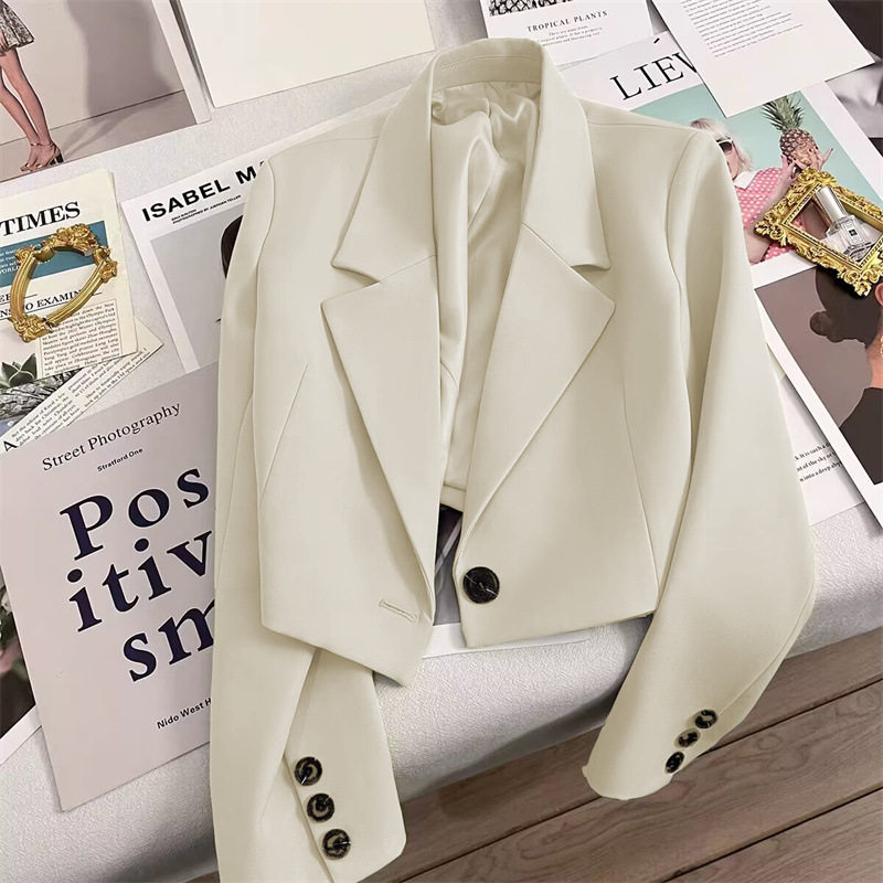 2024 autumn winter women fashion short blazers jackets coats