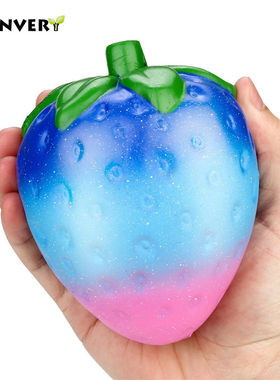 Big size squishy Fidget Toys stress ball Jumbo Galaxy Strawb