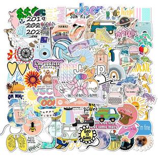 50/100Pcs/set Cartoon Girls Vsco Stickers For Guitar DIY TOY
