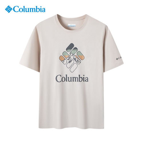 Columbia/哥伦比亚男 男子户外舒适透气圆领短袖运动T恤 AJ0403