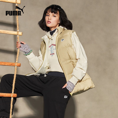 PUMA/彪马 女子DOWN GILET休闲双面穿羽绒马甲 539571