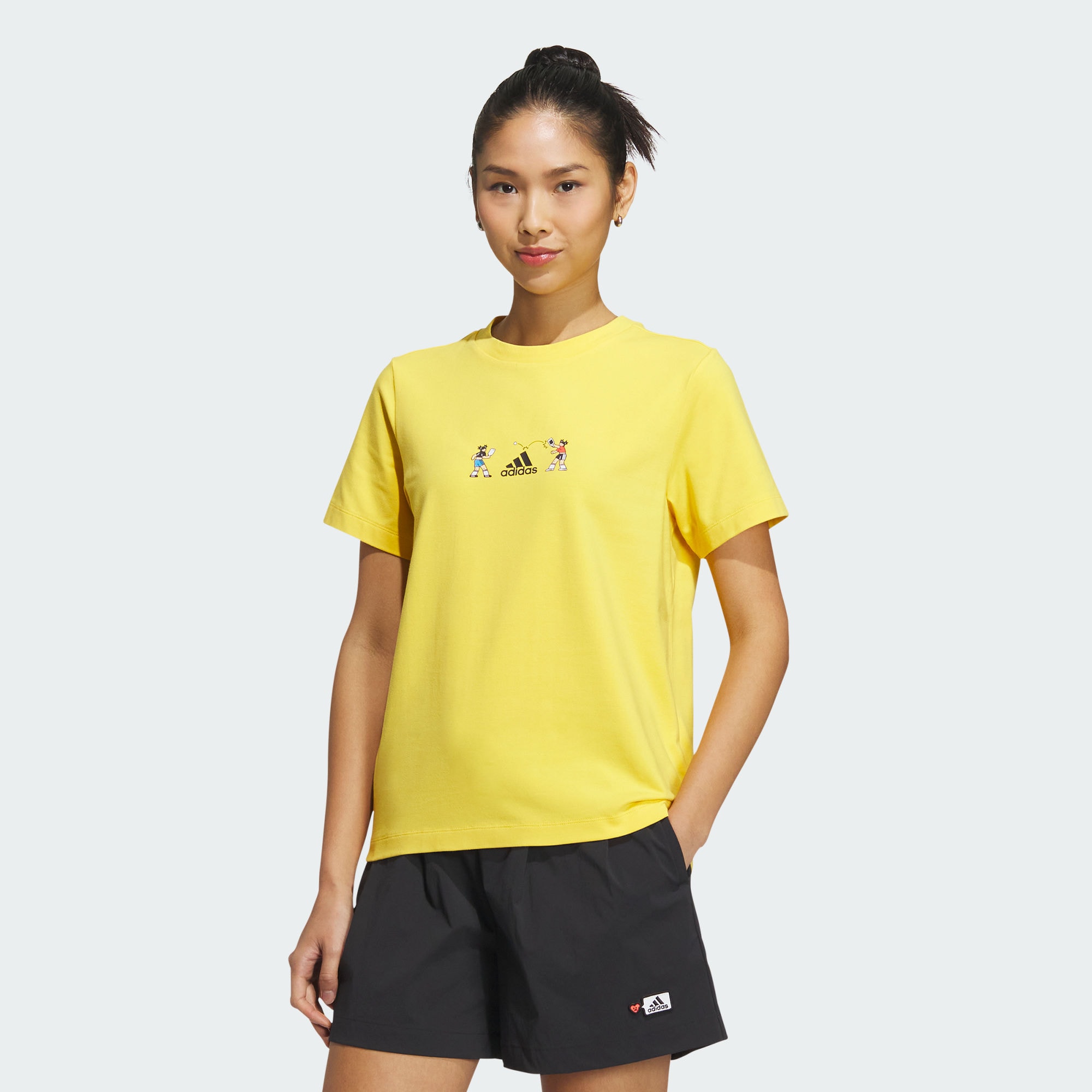 Adidas/阿迪达斯 女子SEEBIN艺术家运动短袖T恤 HY2864 HY2862