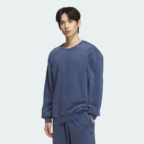 Adidas/阿迪达斯 男子三叶草运动宽松圆领卫衣套头衫 KA2300