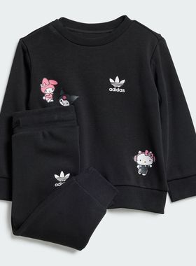 Adidas/阿迪达斯 儿童三叶草运动休闲长袖长裤 IR6790