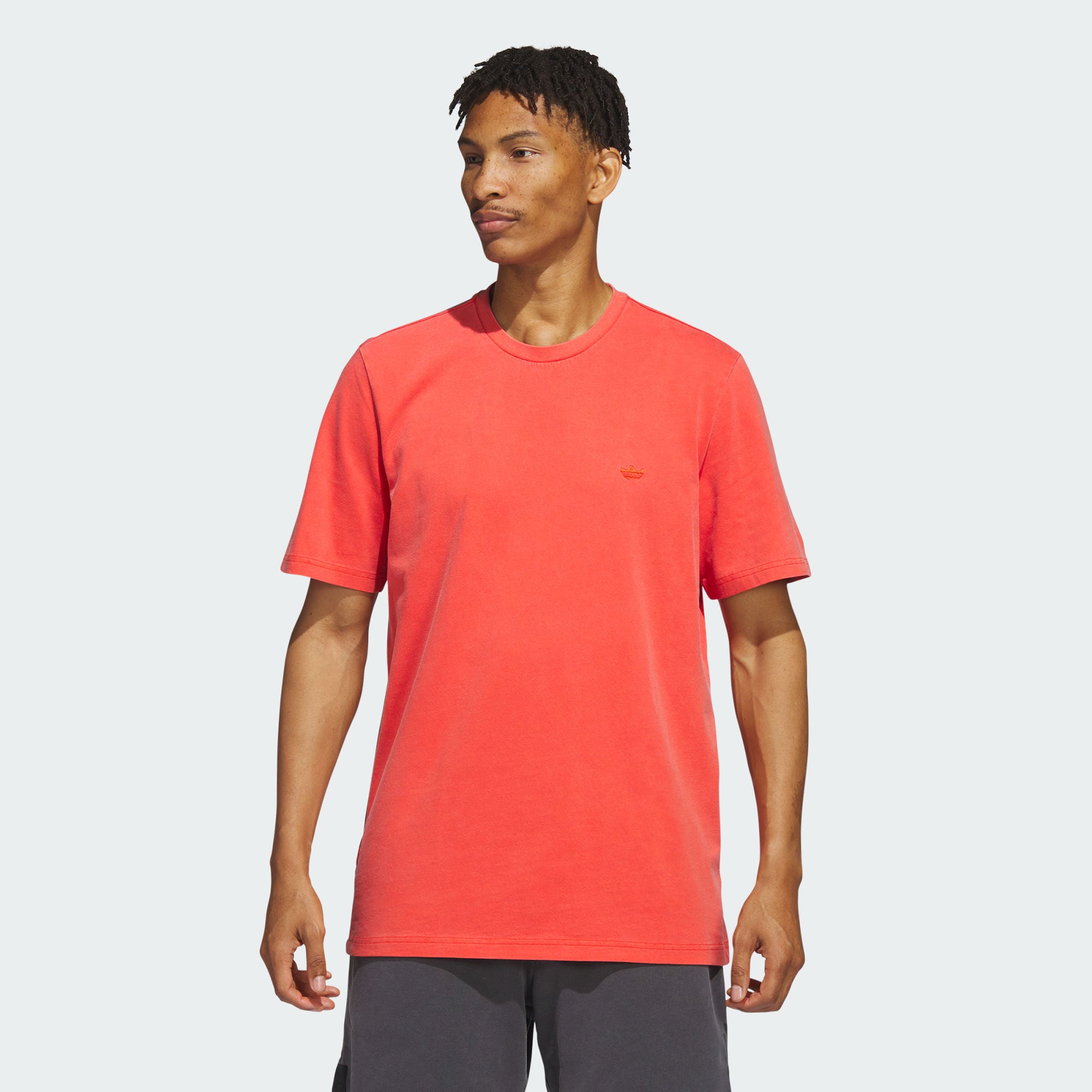 Adidas/阿迪达斯 男子三叶草运动短袖圆领T恤 HS3025
