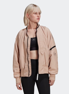 Adidas/阿迪达斯 女子Stella McCartney运动宽松夹克外套 HA6024