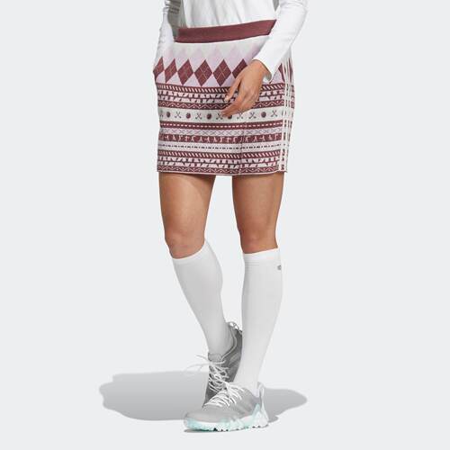 Adidas/阿迪达斯 女子 SKIRT 高尔夫印花运动短裙 HC3787 HC3789