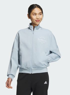 Adidas/阿迪达斯 女子 TRACK 运动休闲夹克外套 IS7415