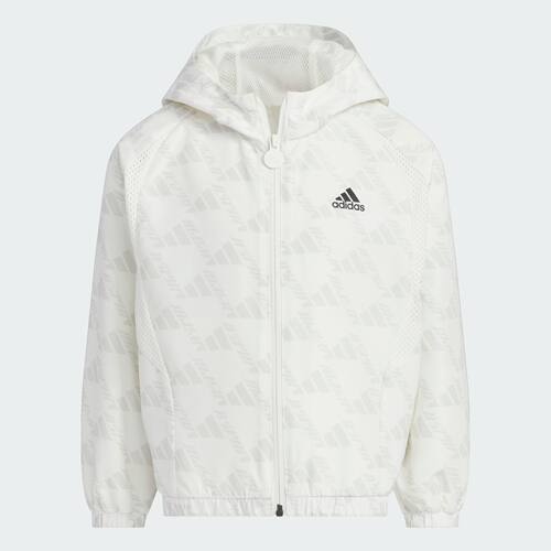 Adidas/阿迪达斯 儿童梭织运动休闲宽松连帽夹克外套 JC6896