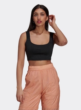 adidas/阿迪达斯 女款三叶草休闲健身运动背心 H43938